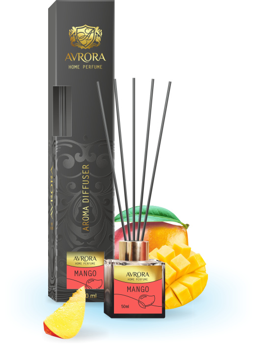 "Avrora Home Perfume"  Аромадиффузор  «Mango», 50мл.