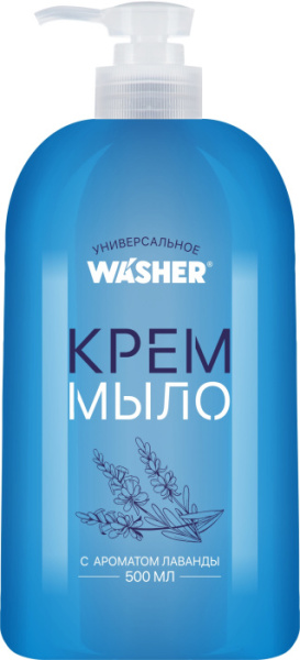 Крем-мыло жидкое с ароматом лаванды, Washer-H, 500мл