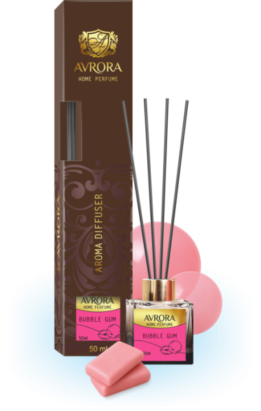 "Avrora Home Perfume"  Аромадиффузор  «Bubble Gum», 50мл.
