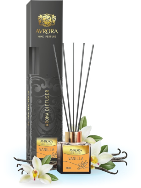 "Avrora Home Perfume"  Аромадиффузор  «Vanilla», 100мл.