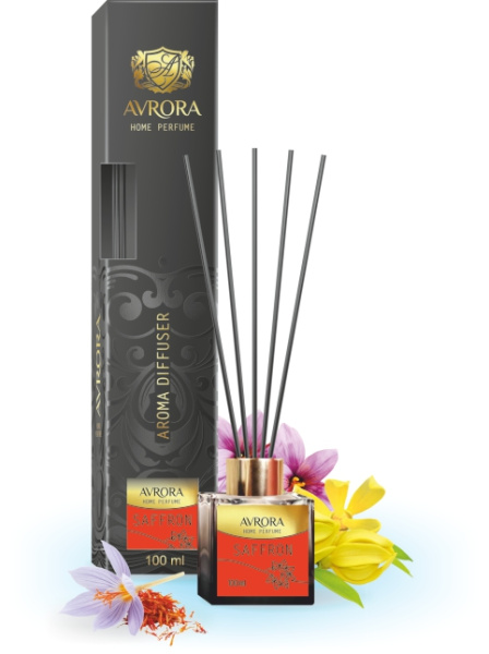 "Avrora Home Perfume"  Аромадиффузор  «Saffron», 100мл.